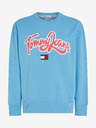 Tommy Jeans College Pop Text Crew Pulover
